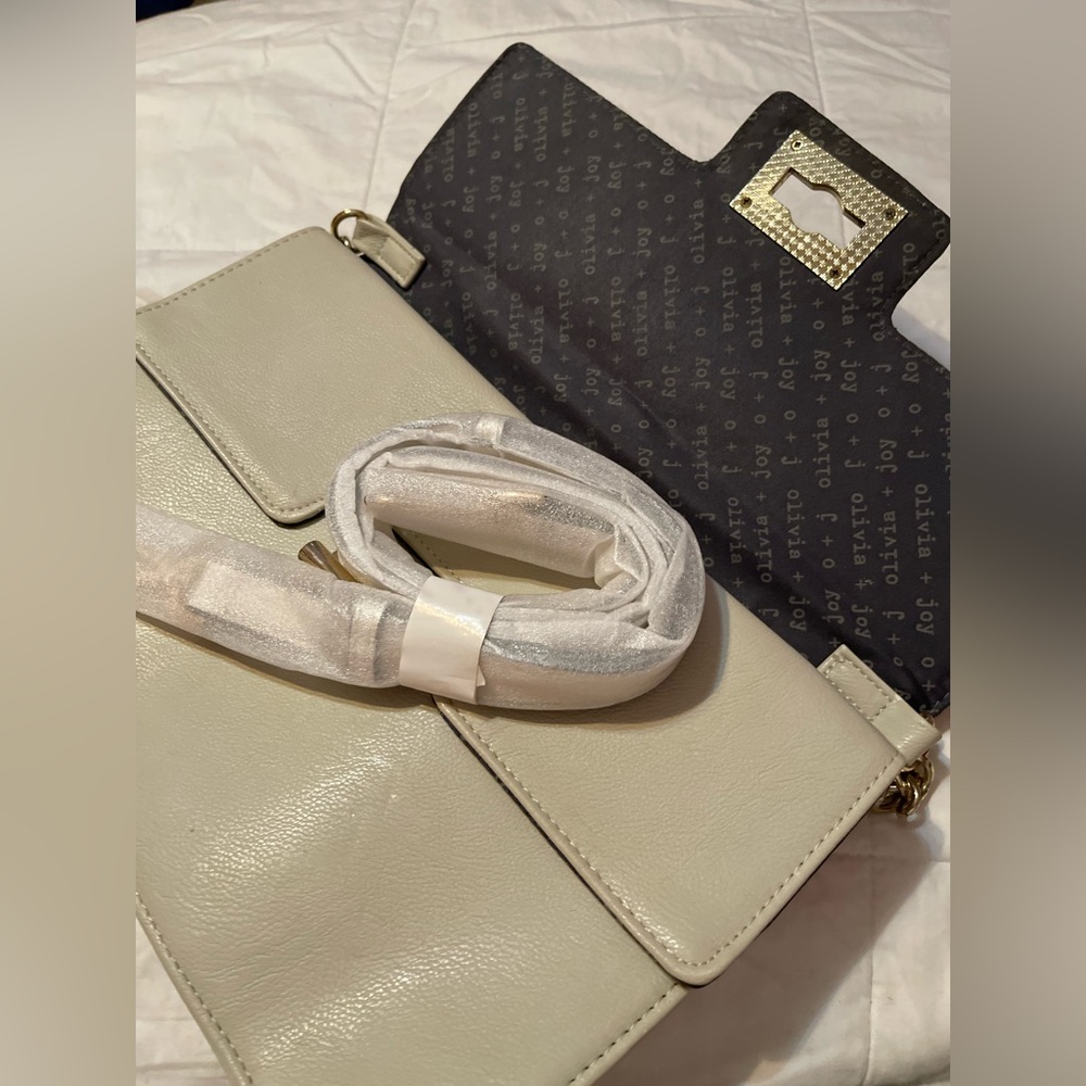 Elegant Cream Handbag by Olivia + Joy - Picture 6 of 7